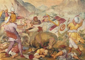 Slag tussen de Venetianen en de Turken